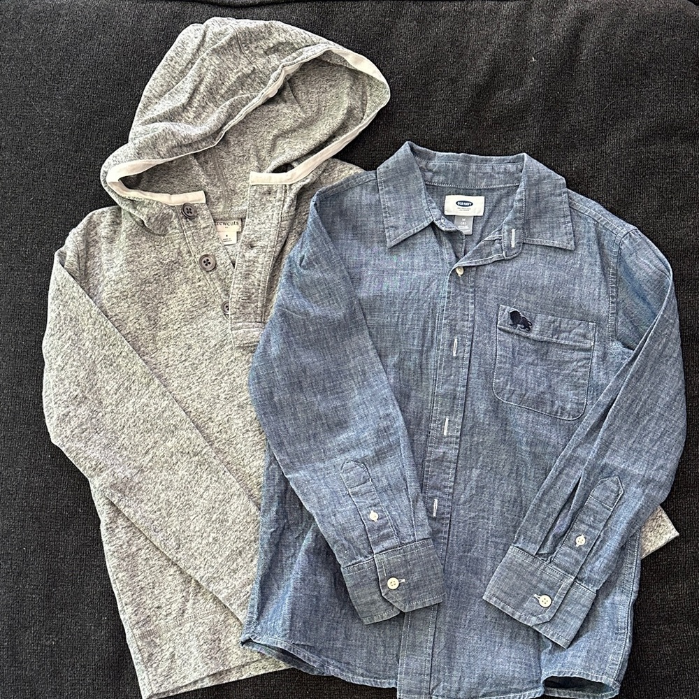 J Crew and Old Navy boys tops